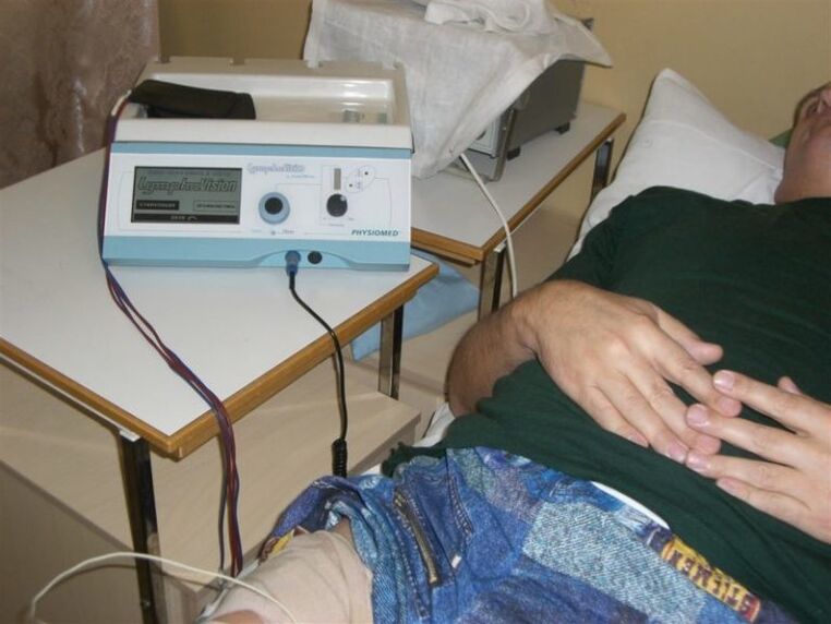 Physiotherapeutische Verfahren bei der Behandlung von Prostatitis.